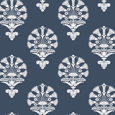 York Wallcovering Luxor Wallpaper Navy