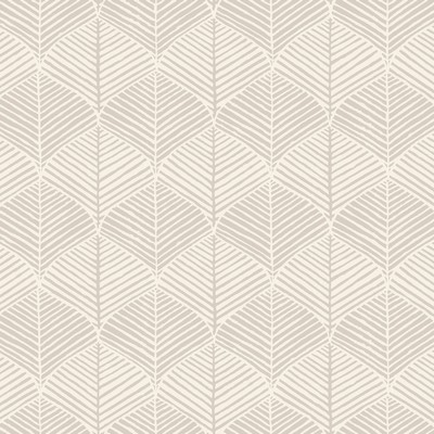 York Wallcovering Palm Thatch Wallpaper Gray