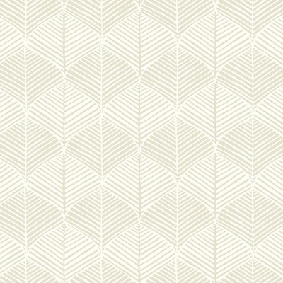 York Wallcovering Palm Thatch Wallpaper Taupe