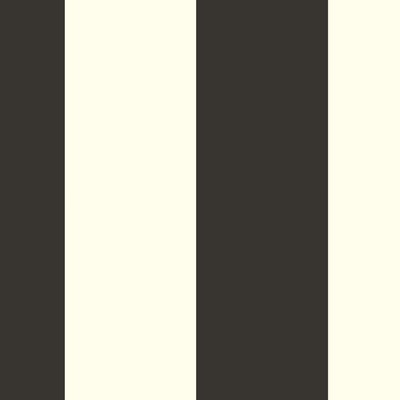 York Wallcovering Canvas Stripe  Black/White