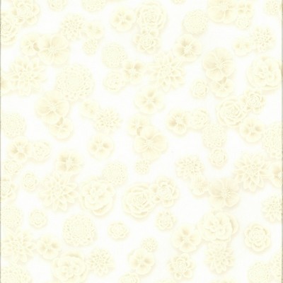 York Wallcovering Posy Wallpaper  White/Off Whites