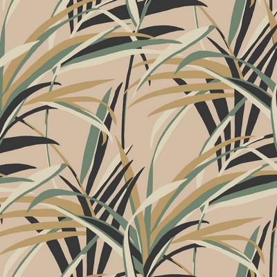 York Wallcovering Tropical Paradise Wallpaper Blush