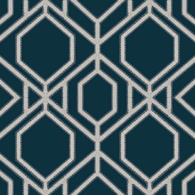 York Wallcovering Sawgrass Trellis Wallpaper Navy