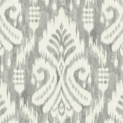 York Wallcovering Hawthorne Ikat Wallpaper Gray