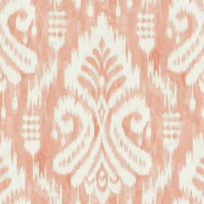 York Wallcovering Hawthorne Ikat Wallpaper Coral