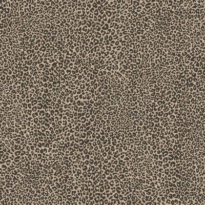 York Wallcovering Leopard King Wallpaper Brown