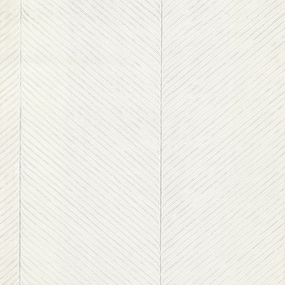 York Wallcovering Palm Chevron Wallpaper White/Silver