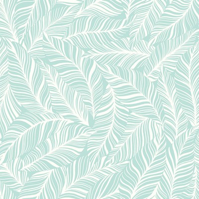 York Wallcovering Rainforest Canopy Wallpaper Aqua