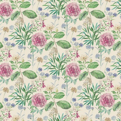 York Wallcovering Midsummer Floral Wallpaper Pink