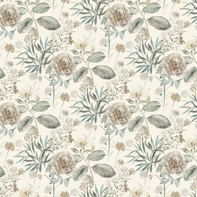 York Wallcovering Midsummer Floral Wallpaper Beige/Green