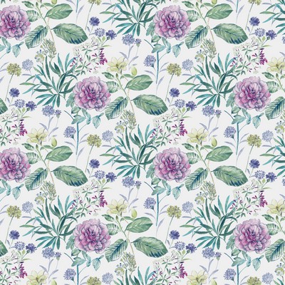 York Wallcovering Midsummer Floral Wallpaper Violet
