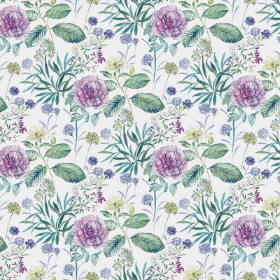 York Wallcovering Midsummer Floral Wallpaper Violet