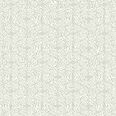 York Wallcovering Fern Tile Wallpaper Light Gray