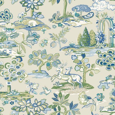 York Wallcovering Kingswood Wallpaper BluE/Green