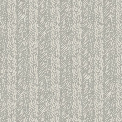 York Wallcovering Fractured Herrigbone Wallpaper Gray
