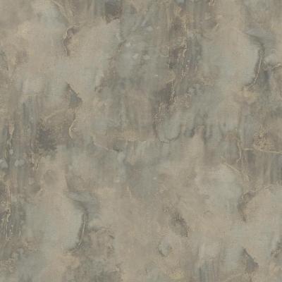 York Wallcovering ANTIQUED MARBLE graphite grey, stone grey, golden tan
