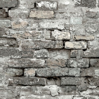 York Wallcovering Brick Alley Wallpaper Grey