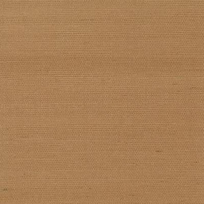 York Wallcovering Plain Grass Sisal Wallpaper  Brown
