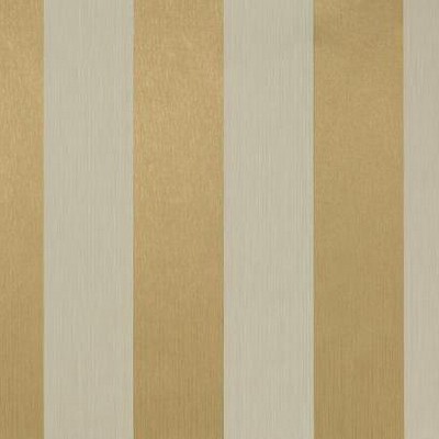 York Wallcovering Wide Two-Color Stripe Wallpaper Metallics