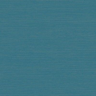 York Wallcovering Shining Sisal Wallpaper teal, metallic silver