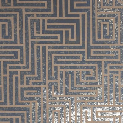 York Wallcovering A Maze Wallpaper  Blues