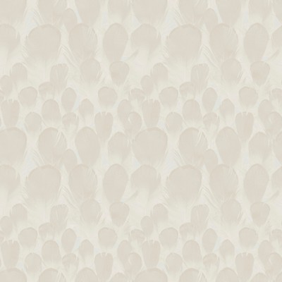 York Wallcovering Feathers Wallpaper Cream