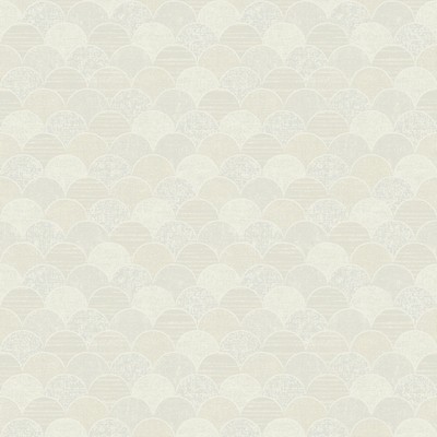 York Wallcovering Mermaid Scales Wallpaper Soft Neutral