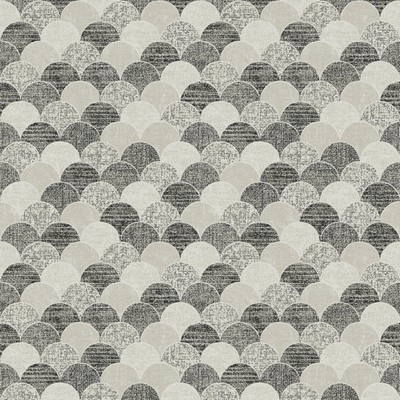 York Wallcovering Mermaid Scales Wallpaper Black/White