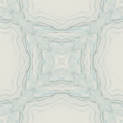 York Wallcovering Stone Kaleidoscope Wallpaper Blue