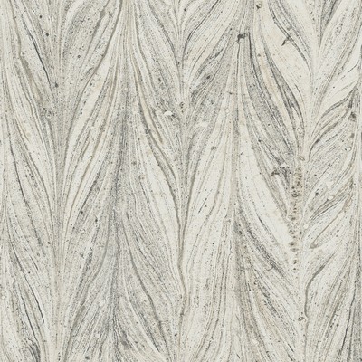 York Wallcovering Ebru Marble Wallpaper Cool Grey