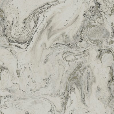 York Wallcovering Oil & Marble Wallpaper Grey/Glint