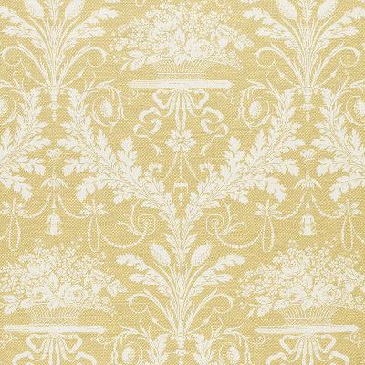 Schumacher Fabric CLAIREMONT DAMASK YELLOW