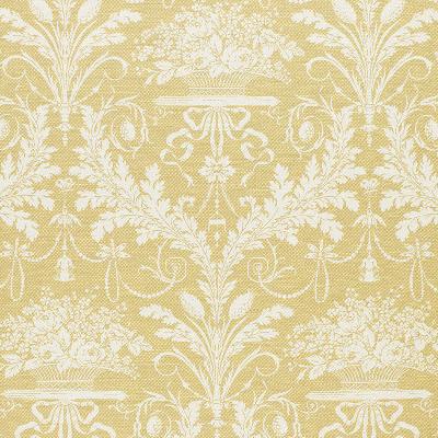 Schumacher Fabric CLAIREMONT DAMASK YELLOW