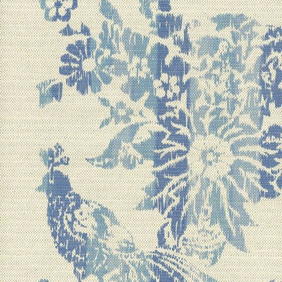 Schumacher Fabric COOPER HOUSE IKAT INDIGO