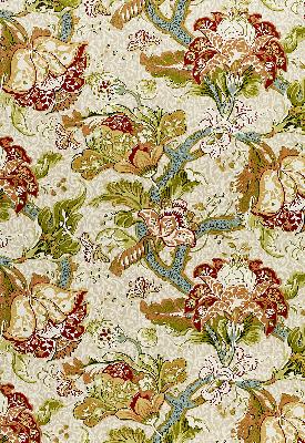Schumacher Fabric ARIELLA JACOBEAN ECRU