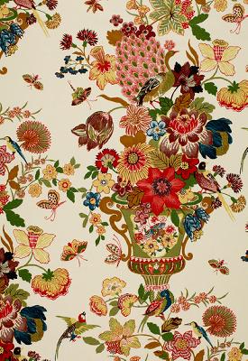 Schumacher Fabric LANSDALE BOUQUET SPRING