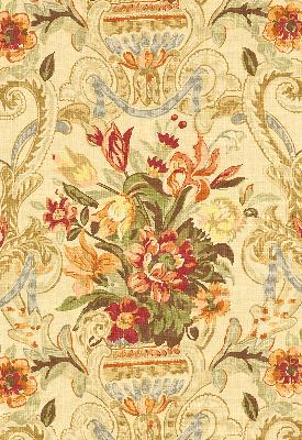 Schumacher Fabric AYLESBURY VASE SPICE