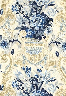 Schumacher Fabric AYLESBURY VASE DELFT