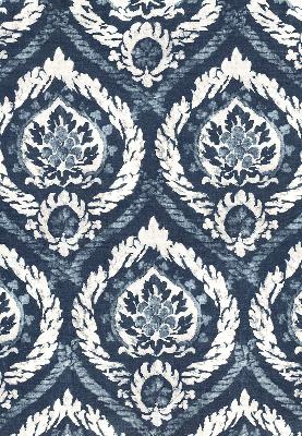 Schumacher Fabric ABAZA RESIST INDIGO