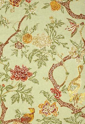 Schumacher Fabric ARBRE CHINOIS SAGE