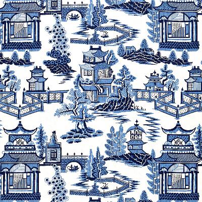 Schumacher Fabric NANJING PORCELAIN