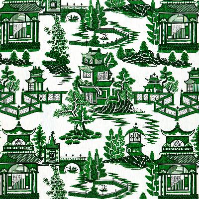 Schumacher Fabric NANJING JADE