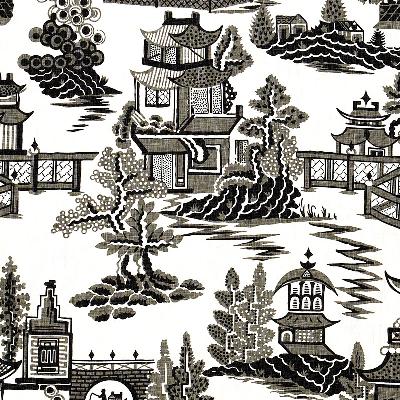 Schumacher Fabric NANJING SMOKE