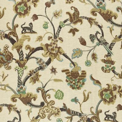Schumacher Fabric EASTBURY MANOR PRINT MOONSTONE