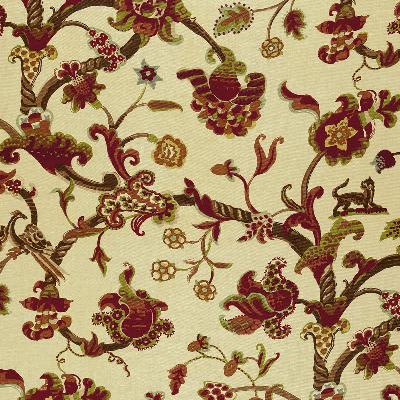 Schumacher Fabric EASTBURY MANOR PRINT JEWEL
