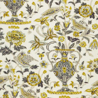 Schumacher Fabric CAMBERWELL VASE PRINT CITRINE