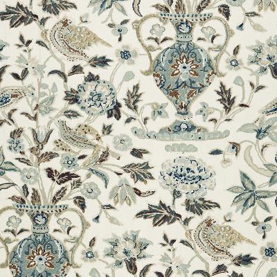 Schumacher Fabric CAMBERWELL VASE PRINT MINERAL