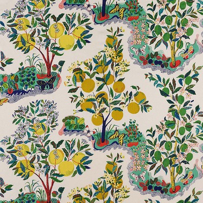 Schumacher Fabric CITRUS GARDEN PRIMARY