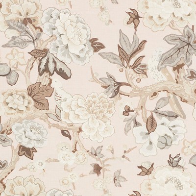 Schumacher Fabric BERMUDA BLOSSOMS BLUSH