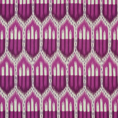 Schumacher Fabric BUKHARA IKAT FUCHSIA